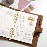 2027 daily productivity A5 planner insert refill