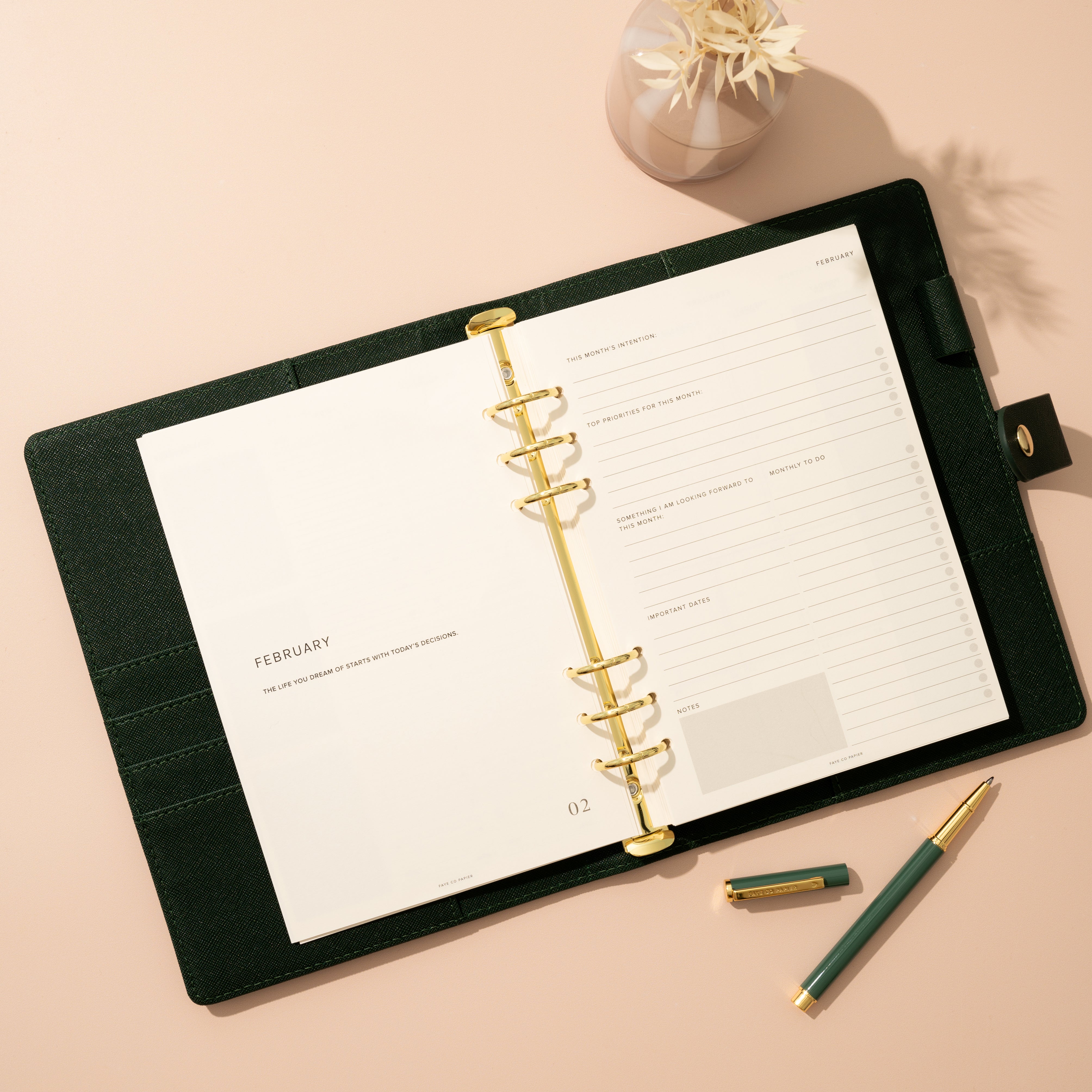 2027 Vertical Weekly Planner Insert A5