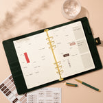 2027 Vertical Weekly Planner Insert A5 refills