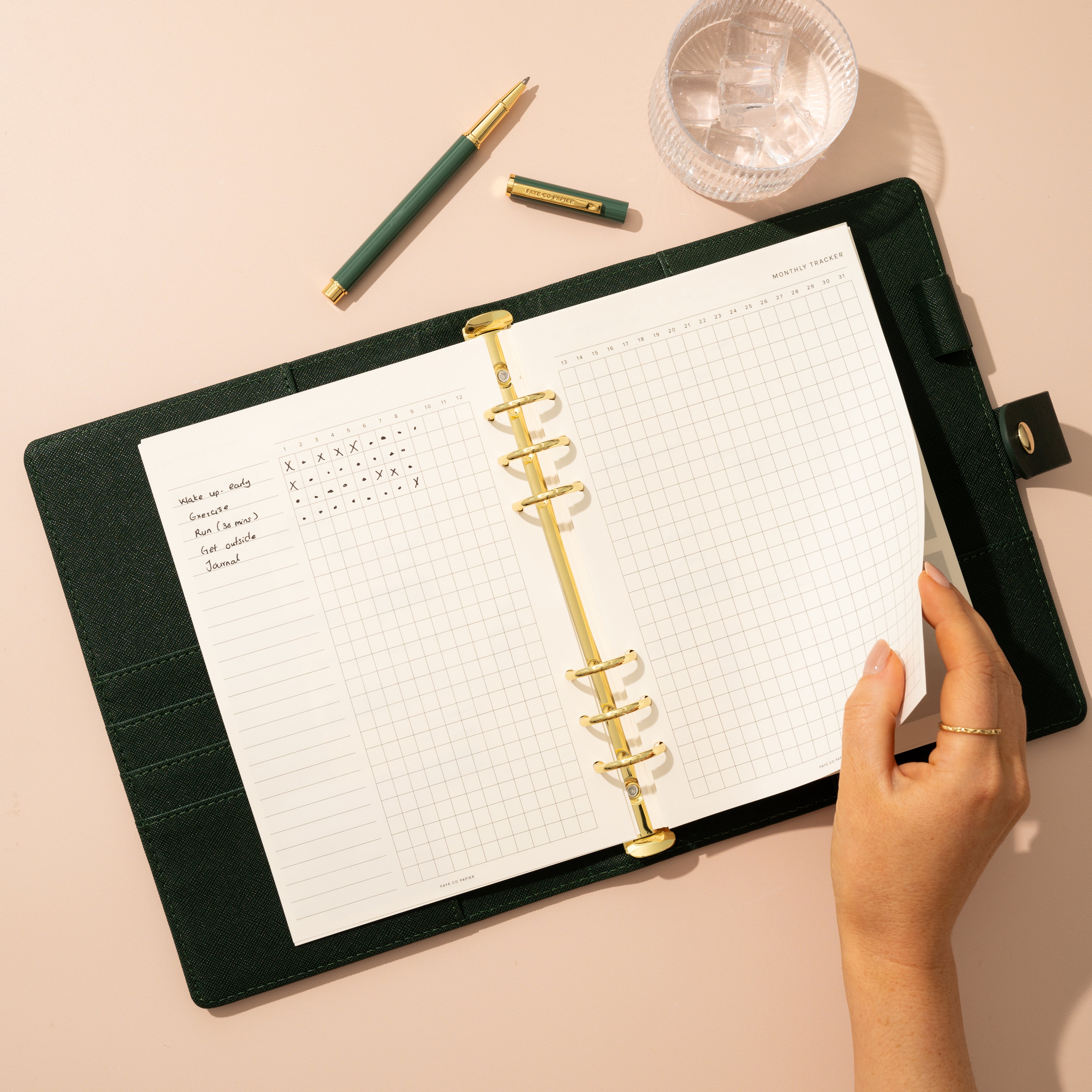 2027 Vertical Weekly Planner Insert A5 refills