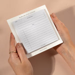Minimal To-do List Sticky Notepad