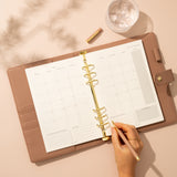 2027 monthly calendar overview insert refills A5