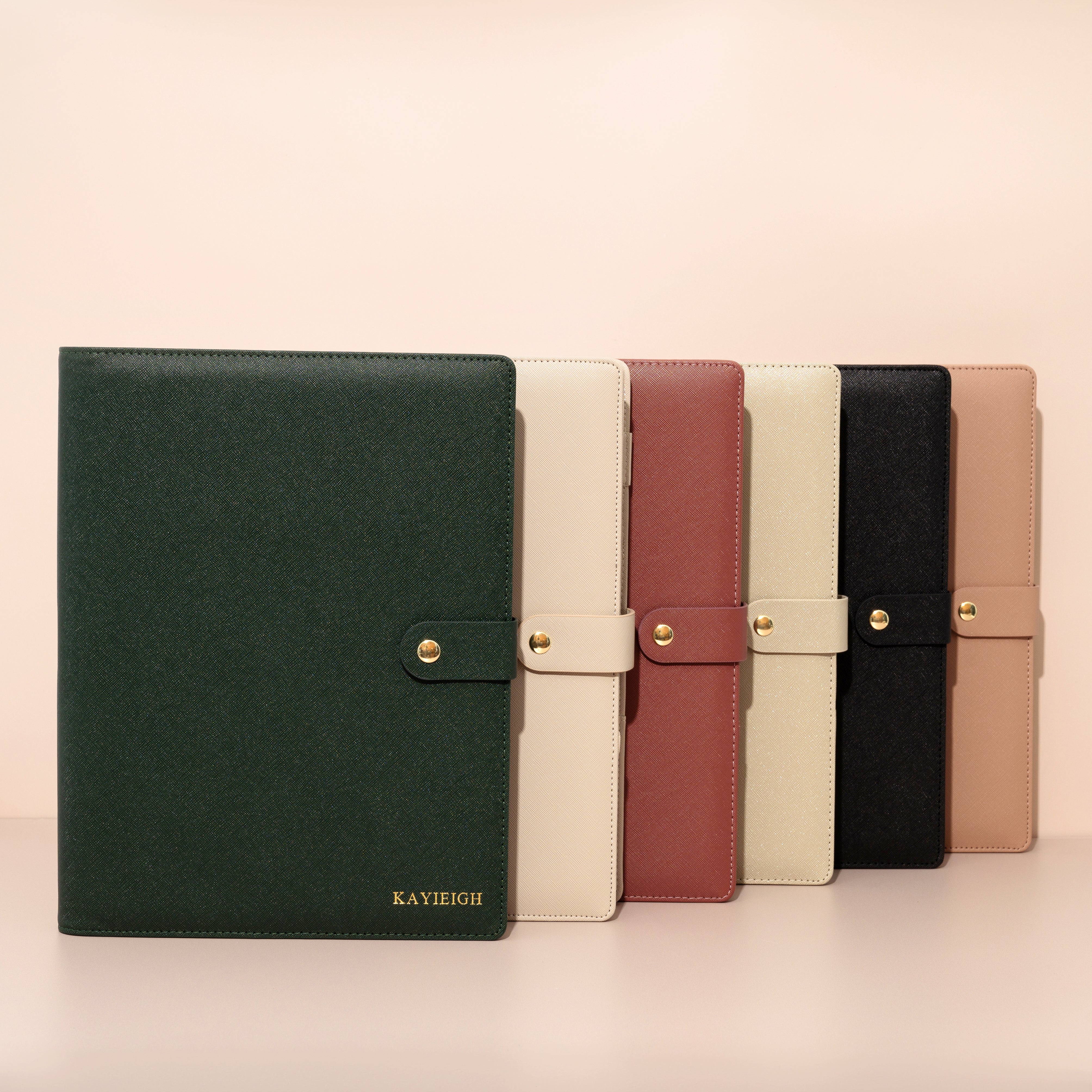 A4 Portfolio Ring Binder Organiser - Stylish & FunctionalA4 Portfolio Ring Binder Organiser - Stylish & Functional in black, brown , beige , taupe , forest green burgundy, Greige,