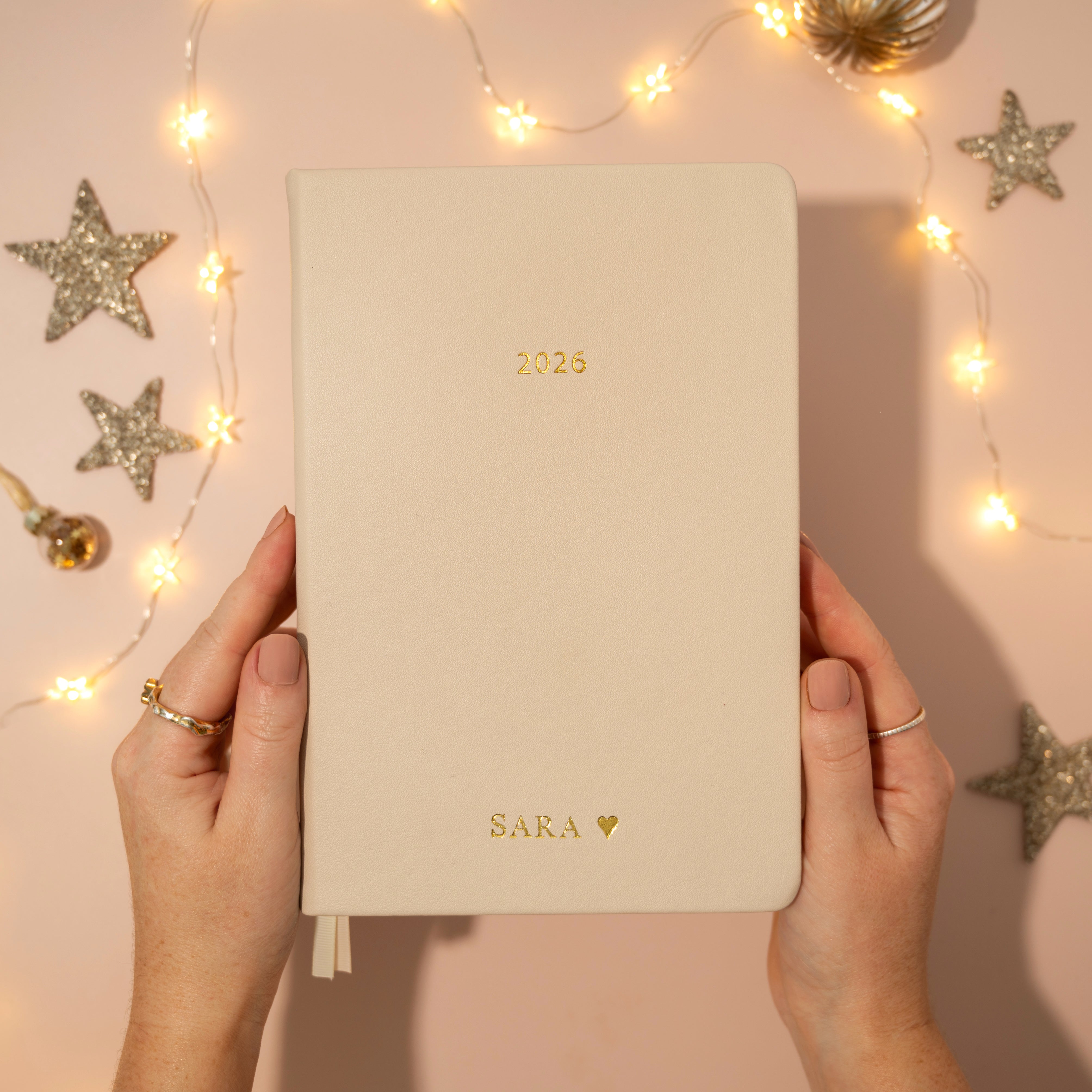 Beige 2026 planner personalised