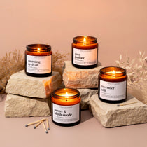 Scented Soy Candles for Calm and Relaxation and mindfulness