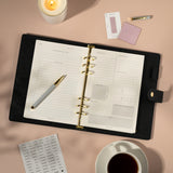 Daily Planner Ring Binder Organiser Planner Starter Bundle Set (A5)