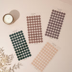 Sticky Circle Dots - Neutral Planner Stickers