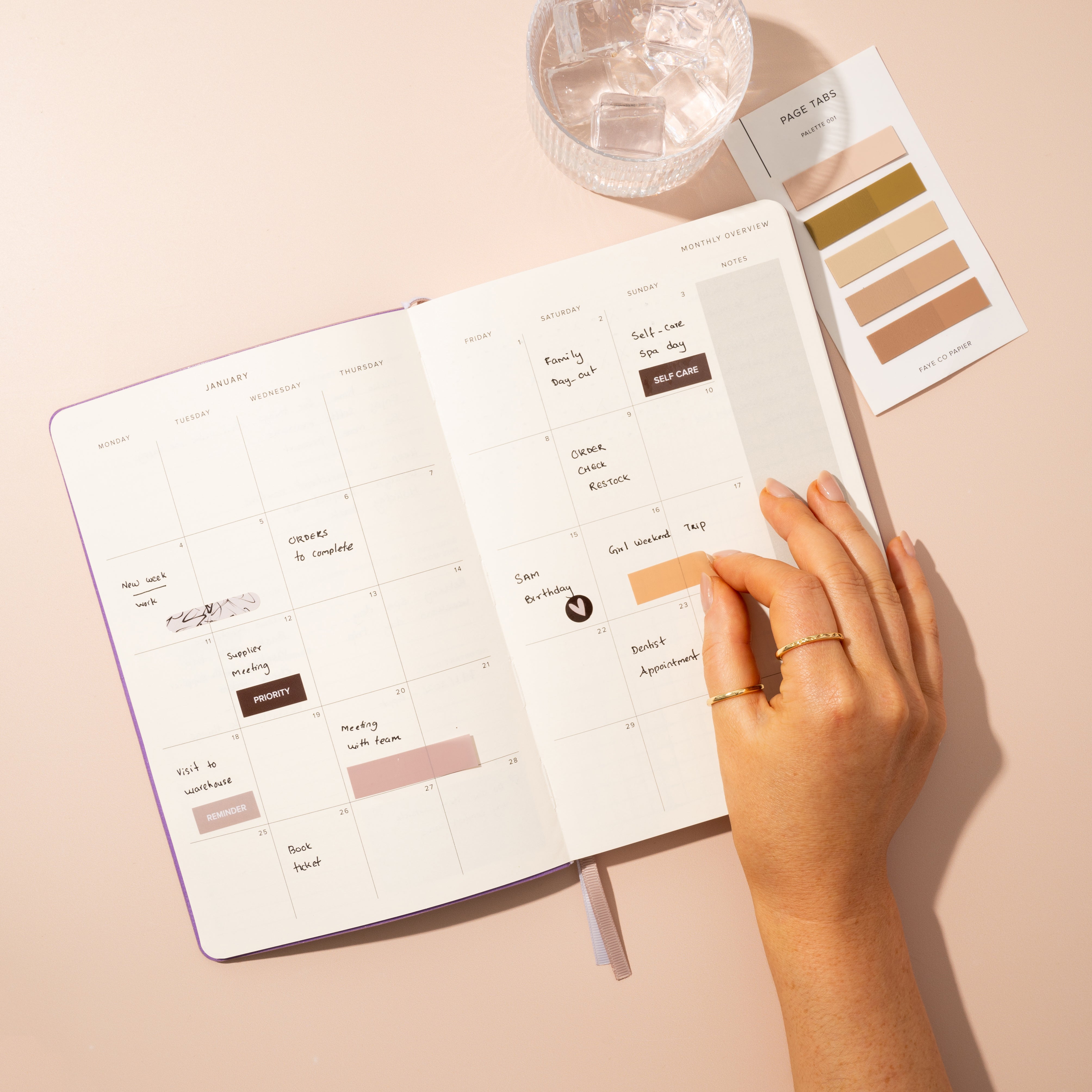2027 Vertical Weekly Planner