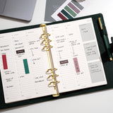 2027 vertical weekly planner insert A5 refills