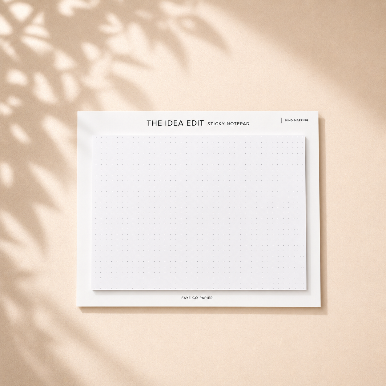 The Idea Edit | Mind Mapping Sticky Notepad (Dotted) for Brainstorming & Planning