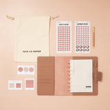 Disc bound Planner with Signature Folio Starter Bundle Set (A5)