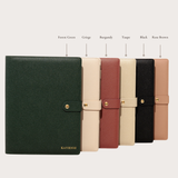 A4 Portfolio Ring Binder Organiser - Stylish & FunctionalA4 Portfolio Ring Binder Organiser - Stylish & Functional in black, brown , beige , taupe , forest green burgundy, Griege