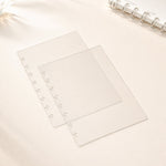 Transparent Clear Discbound Notebook Cover | A5