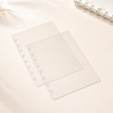 Transparent Clear Discbound Notebook Cover | A5