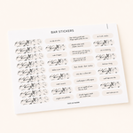 time block bar planner sticker