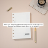 Daily Planner Inserts A5 | Discbound | Productivity planner 
