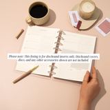 Minimal Undated Weekly Overview Grid Planner Inserts A5 | Discbound Planner Insert | discbound refills | Happy Planner inserts| minimalist planner inserts
aesthetic planner inserts
luxury planner refills
neutral planner pages | discbound planner inserts
discbound planner refills
disc planner inserts