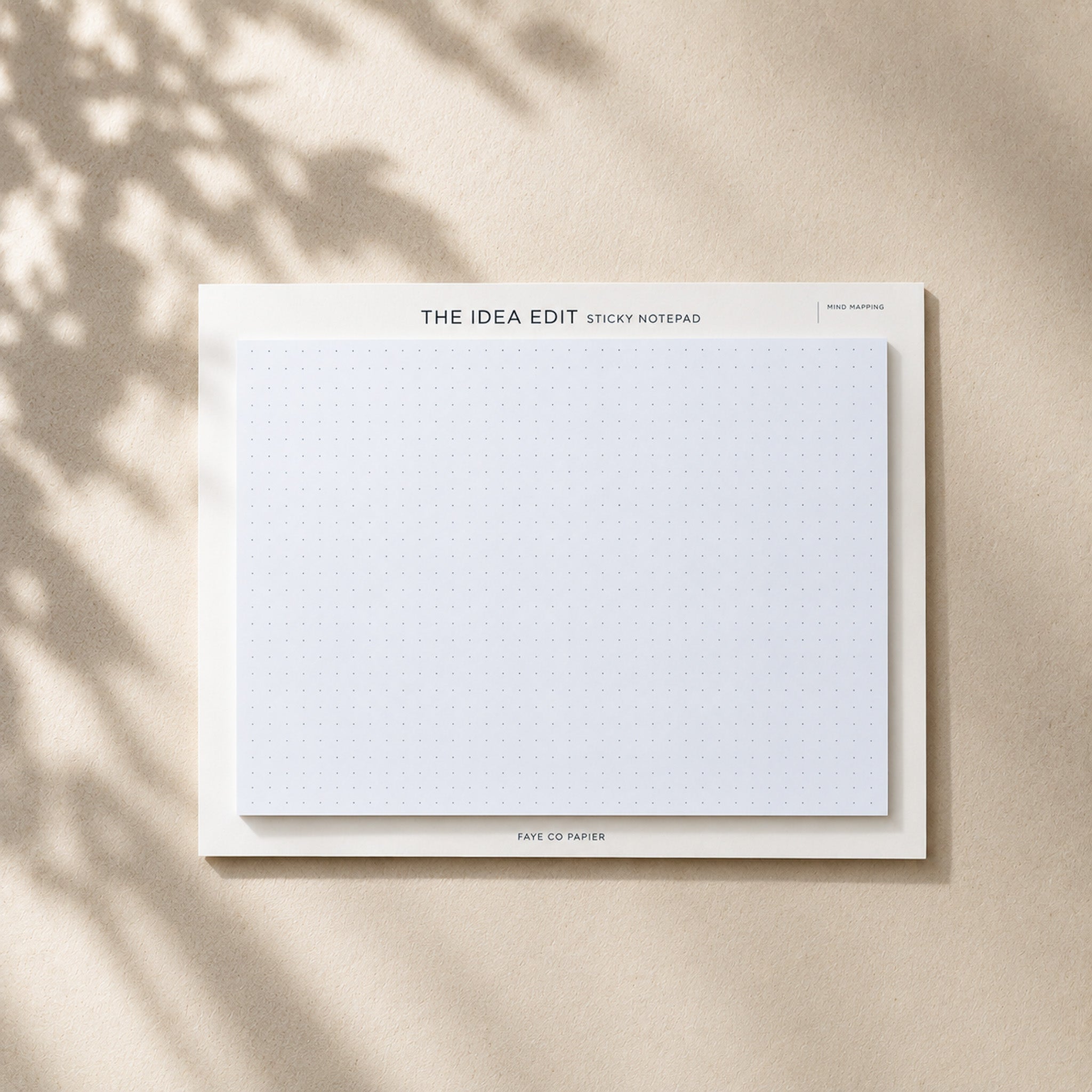 The Idea Edit | Mind Mapping Sticky Notepad (Dotted) for Brainstorming & Planning