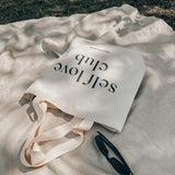 Minimal Self Love Club Tote Bag