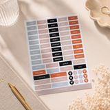 Word Journaling planner sticker featuring the word "Journaling" in elegant script, perfect for marking journal entries, memory keeping, reflection pages, planners, organisers, bullet journals, and scrapbooks.
