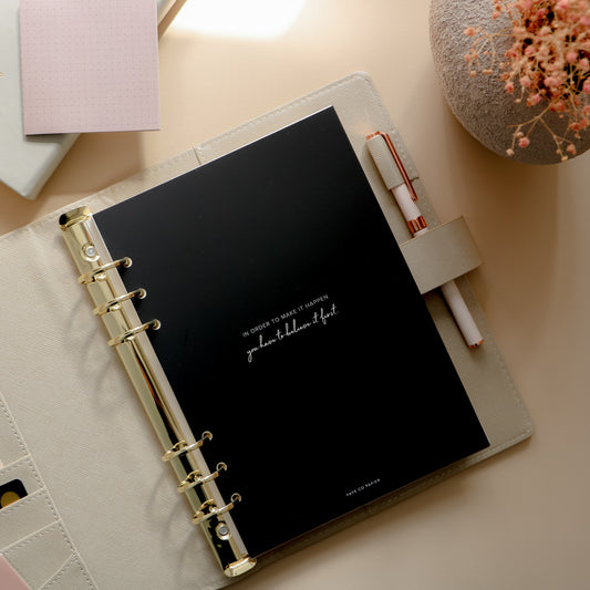 Minimal Motivational Quote Planner Dashboard / Dividers