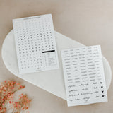 Minimal Planner Stickers