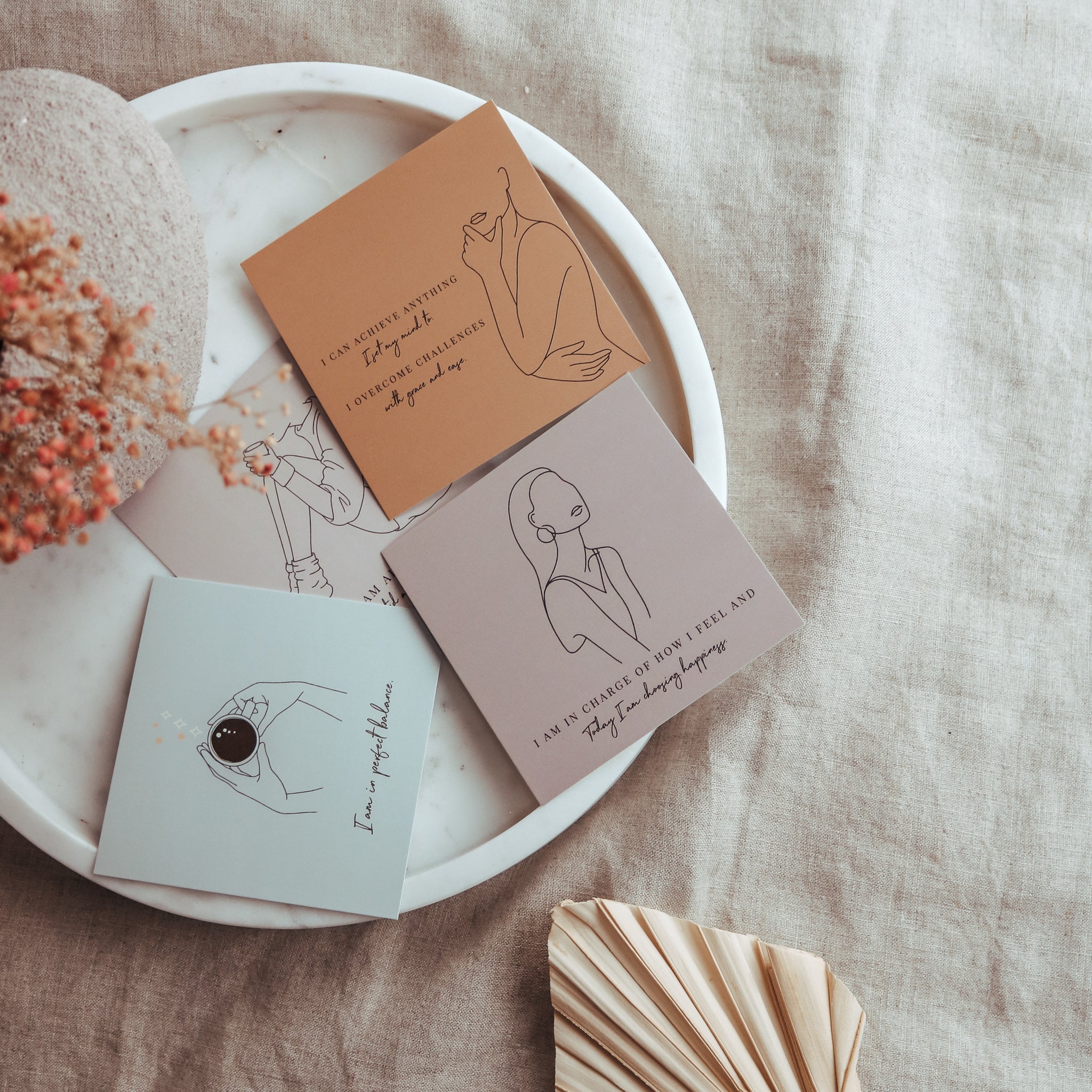 Women Self love Affirmation Cards